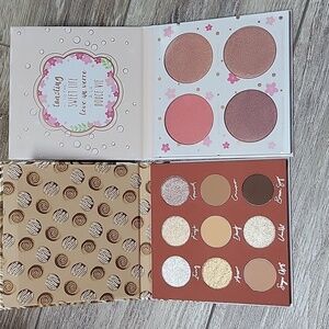 Beauty Bakerie The Chosen Bun Eyeshadow and Cotton Candy Champagne Blush Palette